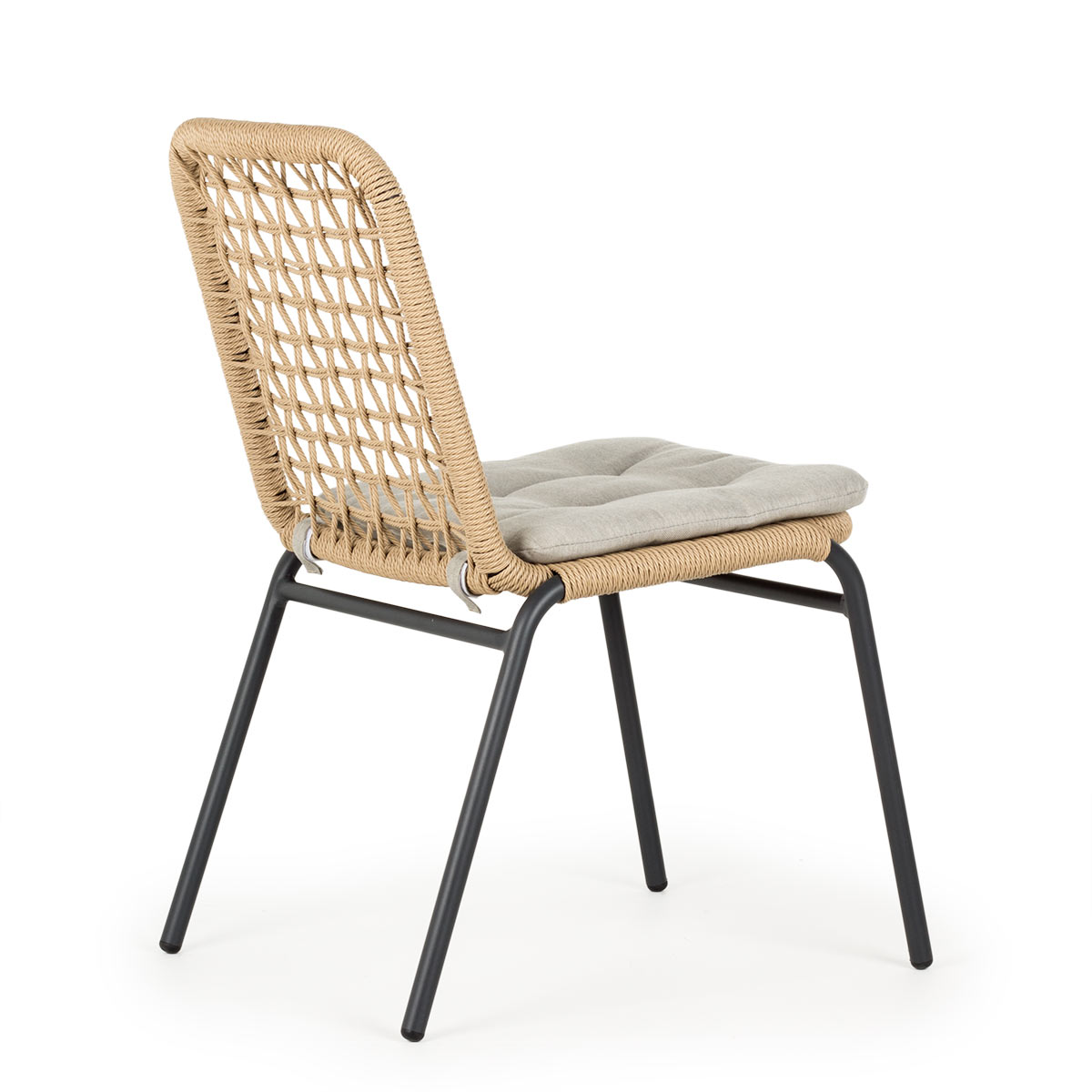 metal and wicker chairs