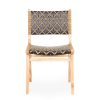 Rattan chair.