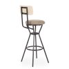 Upholstered high stools.