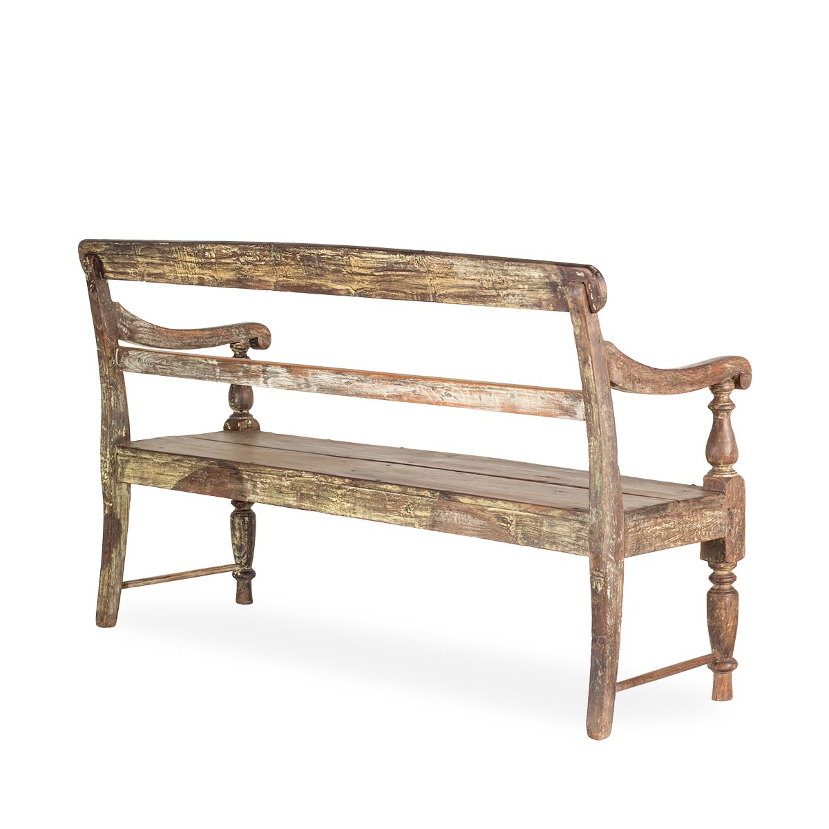 Old wooden benches for professional decoration.