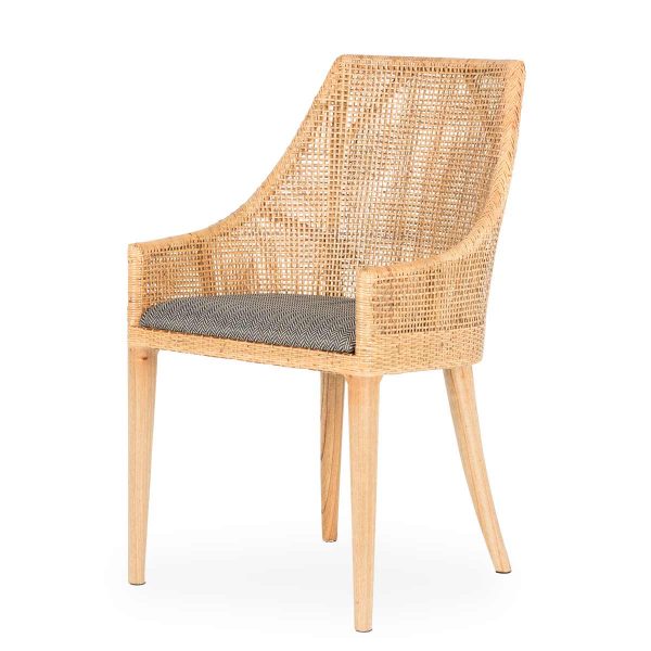 Wicker chairs.