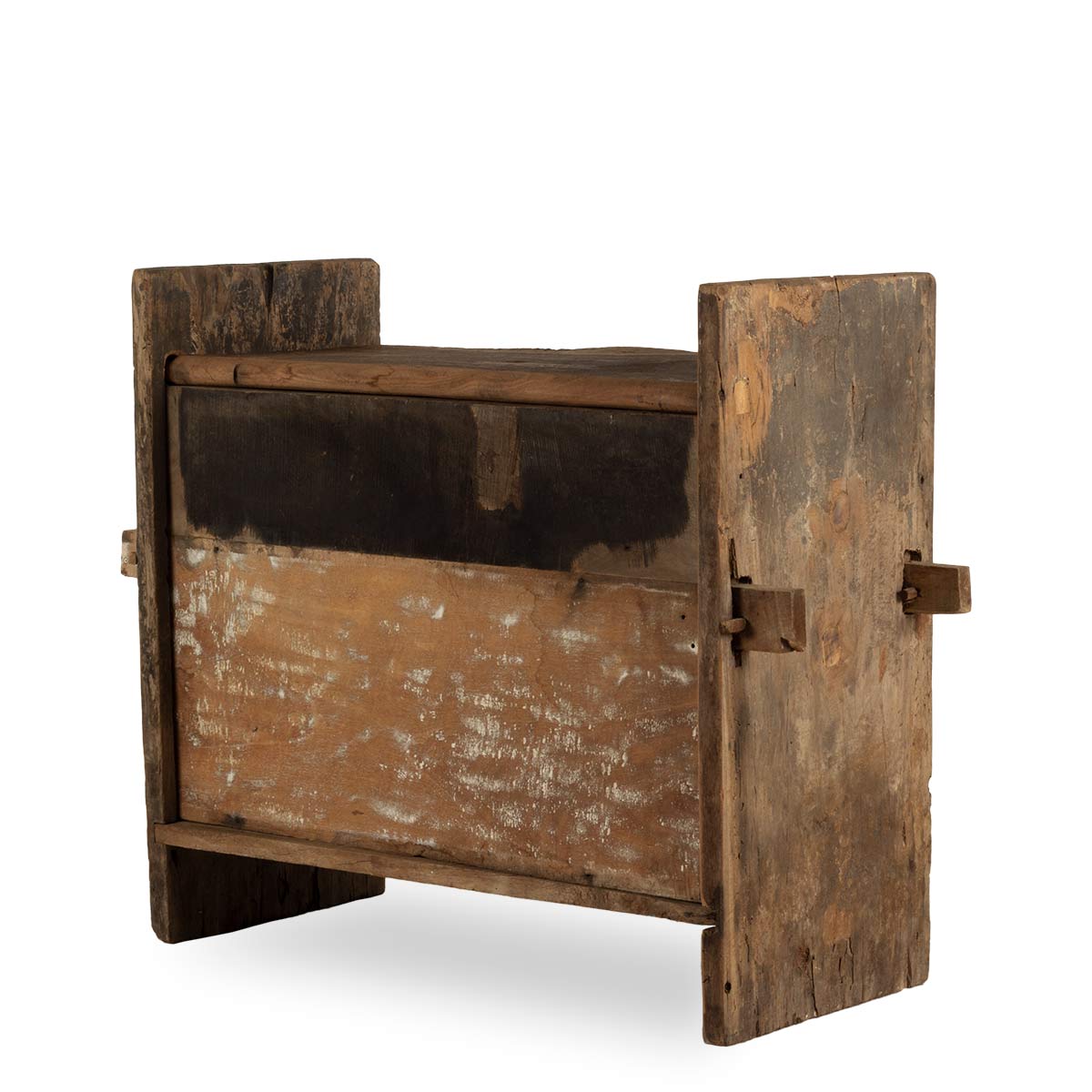 Baúl de madera vintage.