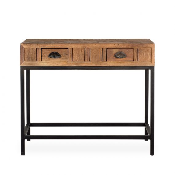 Console moderne en bois.