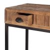 Consoles modernes en bois.