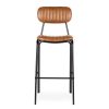 Leatherette stools.