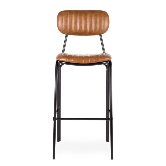 Leatherette stools.