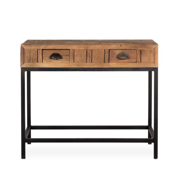 Modern wooden console table.