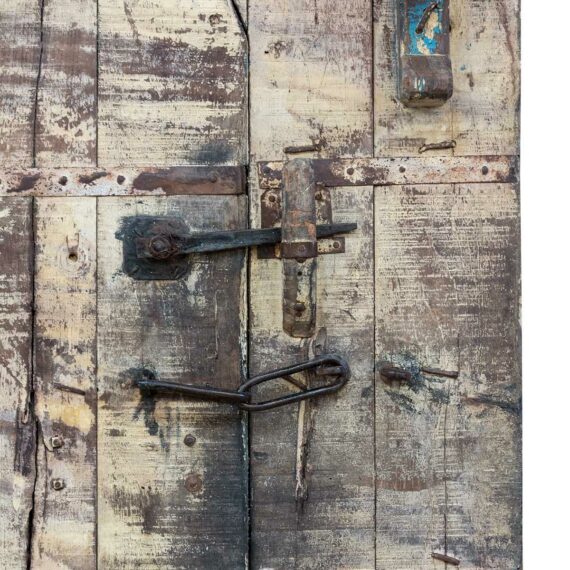 Puertas viejas de madera.