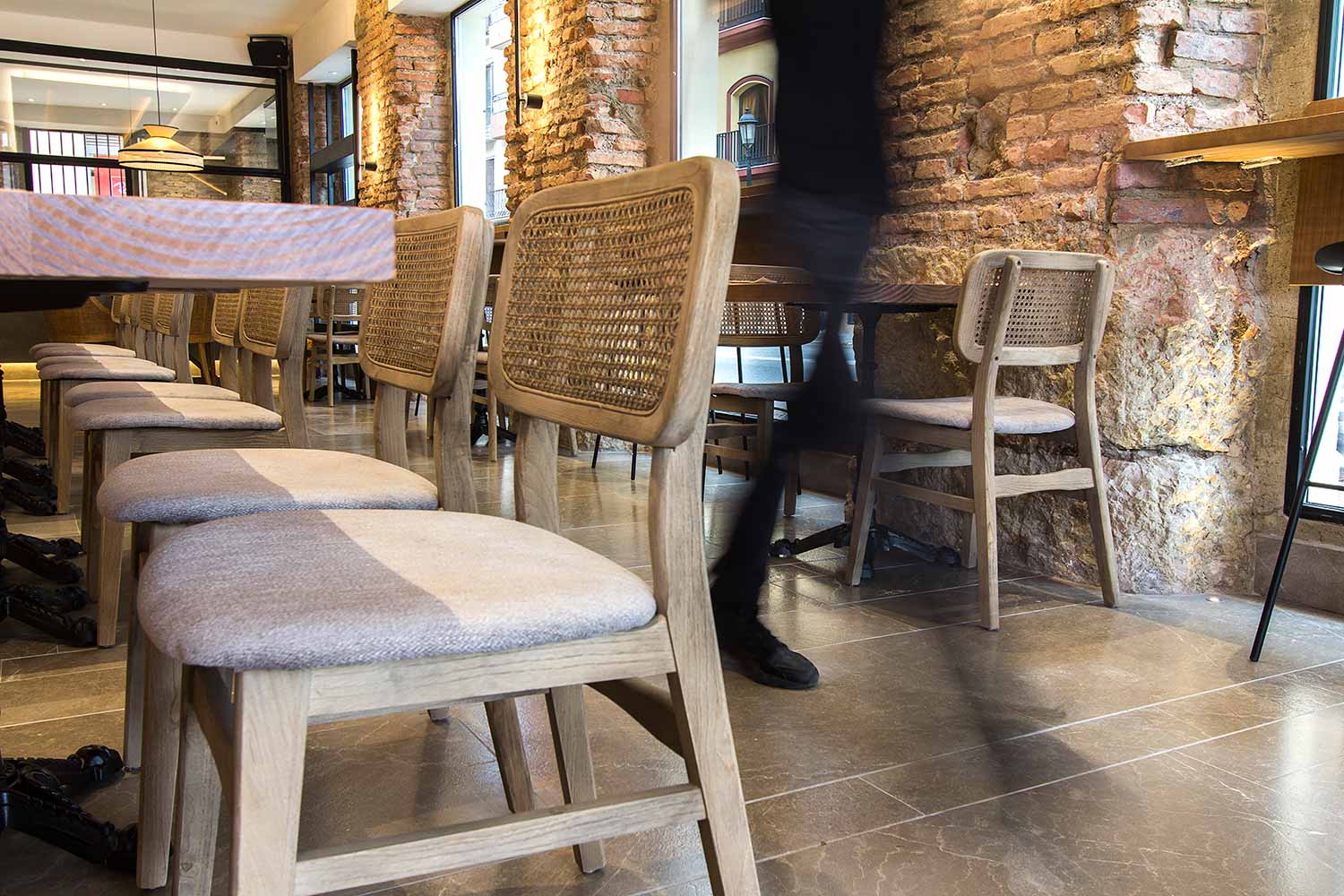 Furniture for sustainable restaurants.
