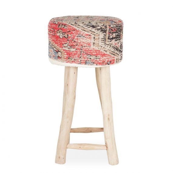 High upholstered stool FS.