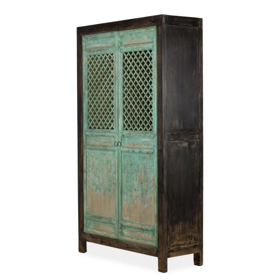 Cabinet with two doors.