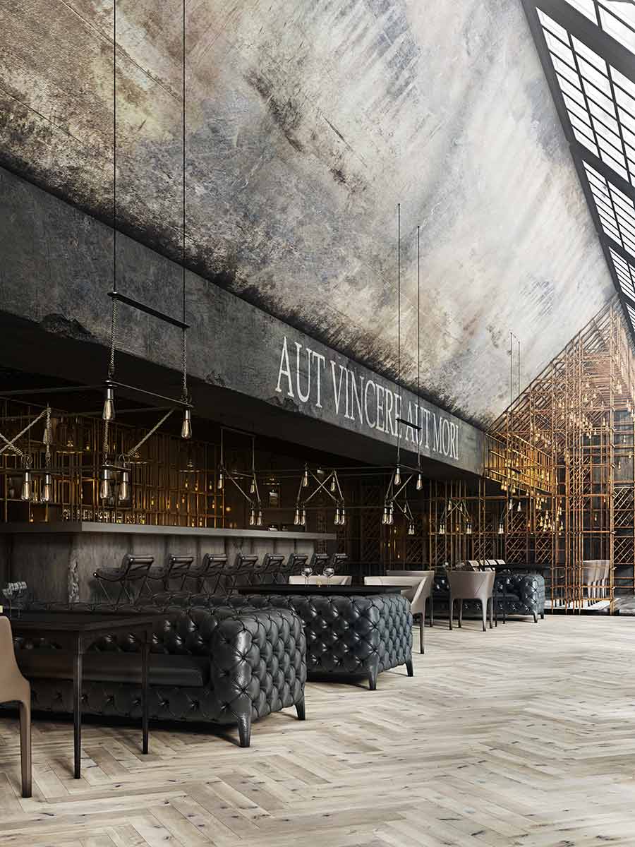 Ideas for restaurant decoration.
