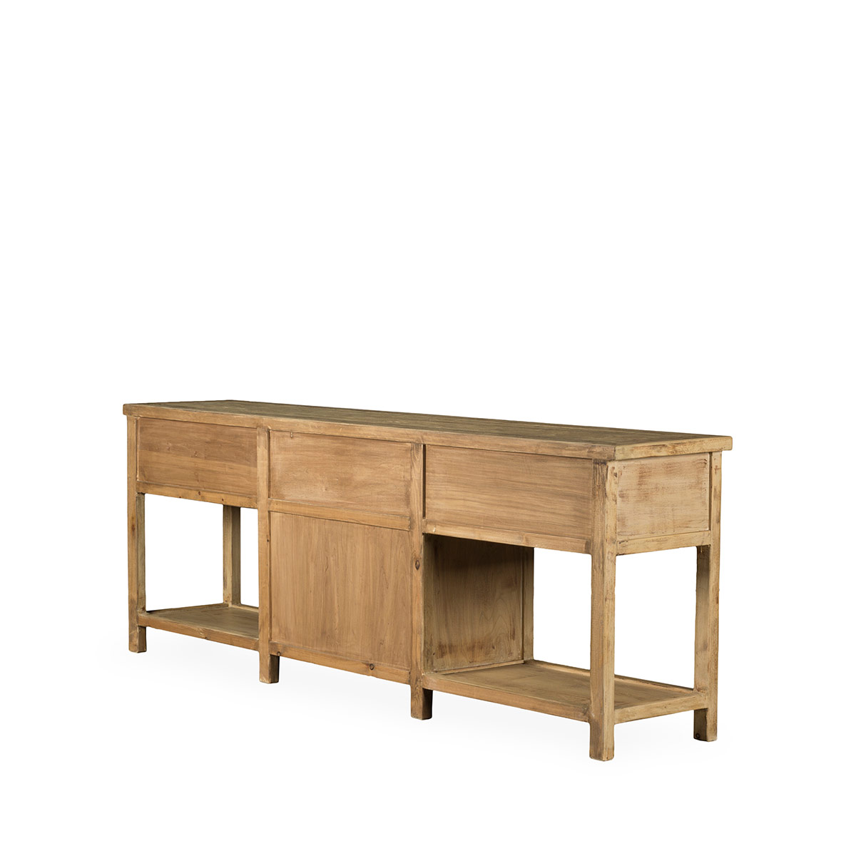 Mueble consola de madera.