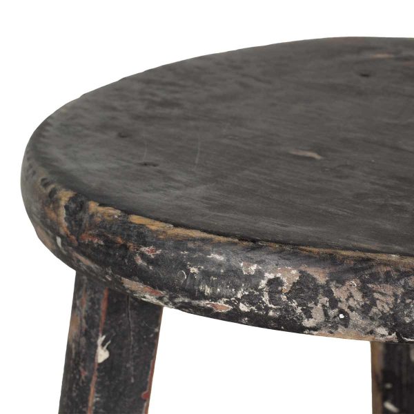 Round wooden stool COOKU.