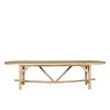 Table de tronc d'arbre.
