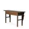 Wabi-sabi wooden console tables.