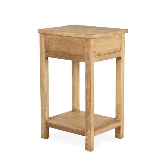 Wood accent tables.