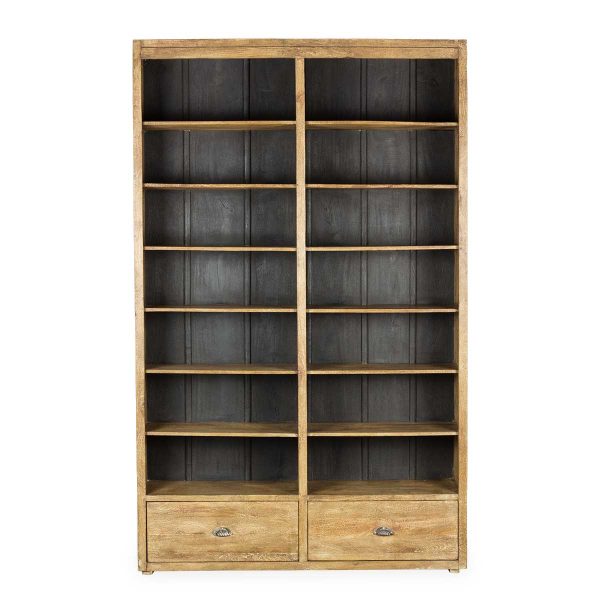 Wood bookcase.
