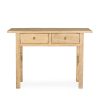 Wooden console table.