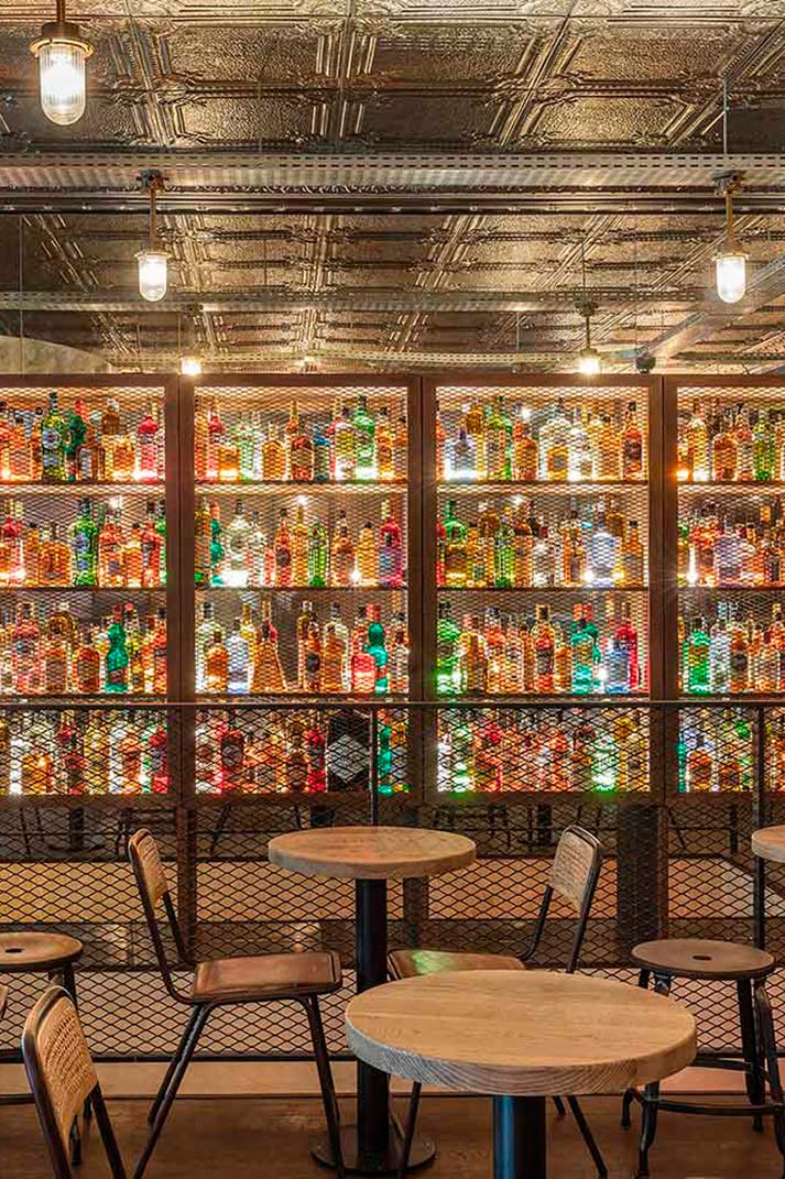 Design industriel bar.