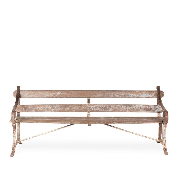 Vintage wooden bench.