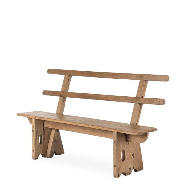 Antique wooden benches.