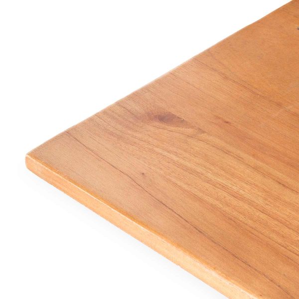 Square table tops.