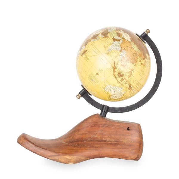 Vintage world globe.