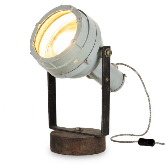 Lampe de table industrielle.