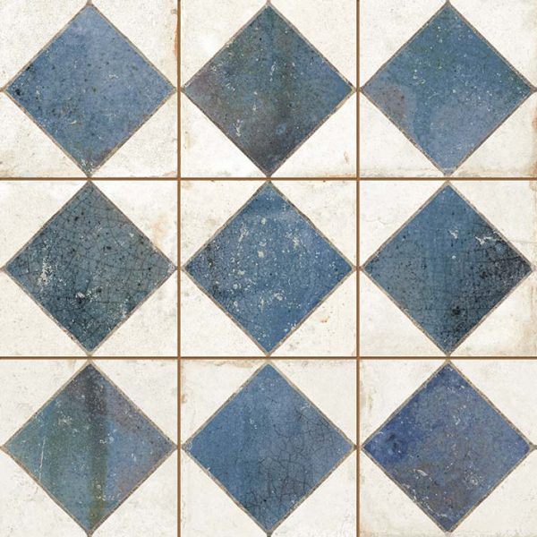 Azulejo vintage FS ARLES blue.