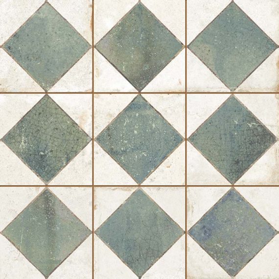 Azulejo vintage FS ARLES GREEN.