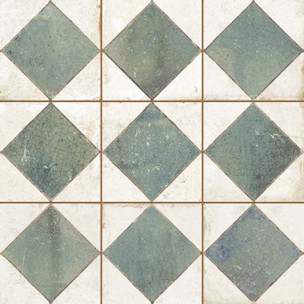 Azulejo vintage FS ARLES GREEN.