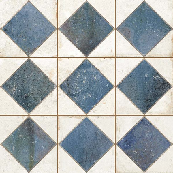 Vintage wall tile FS ARLES blue.