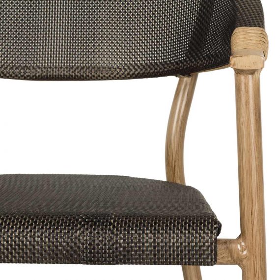 Outdoor contract chairs.