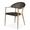 Terrace restaurant chairs.