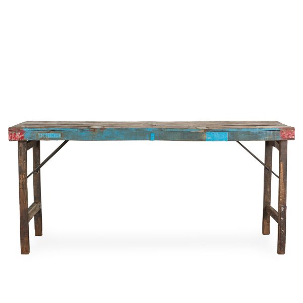 Antique wood folding tables.