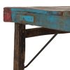 Antique wooden folding tables.