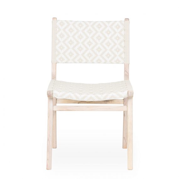 Rattan chairs.