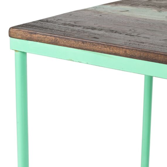 Wood cafe tables.
