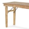 Wooden folding tables.