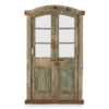 Antique wooden outdoor doors.