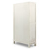 Armoire blanche bois.