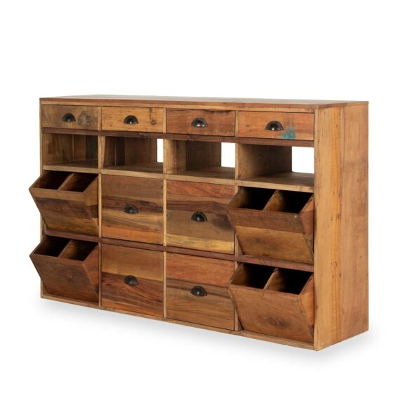 Meubles en bois rangement.