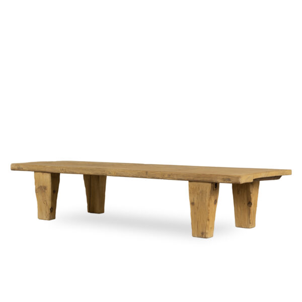 Pine wood table.