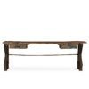 Industrial console tables.