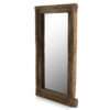 Mirror with wooden frame.