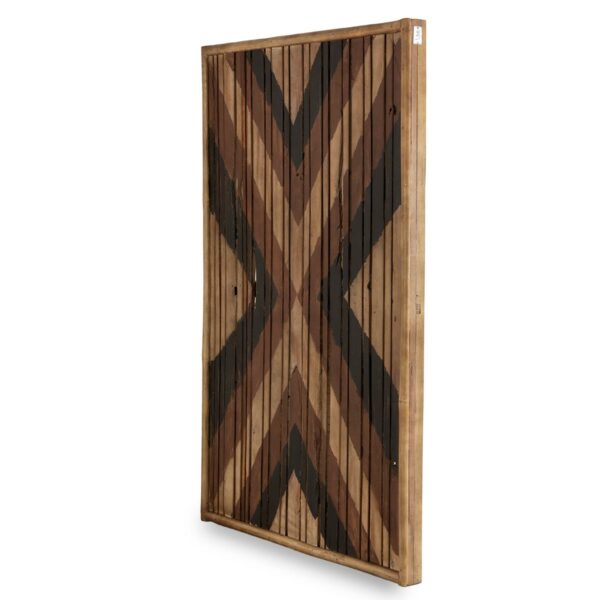 Decorative wood panels.