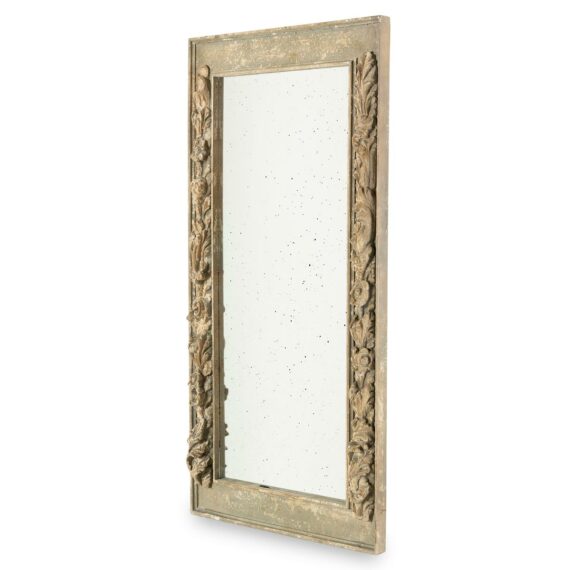 Decorative rectangular mirrors.