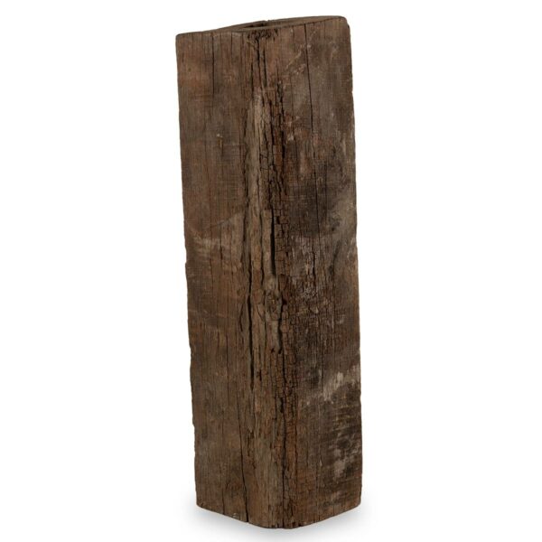 Wooden pedestal.