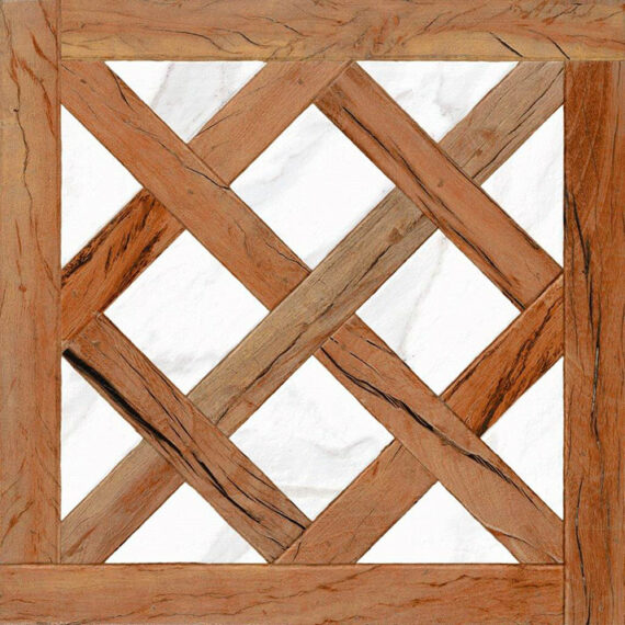 Azulejos que imitan madera.